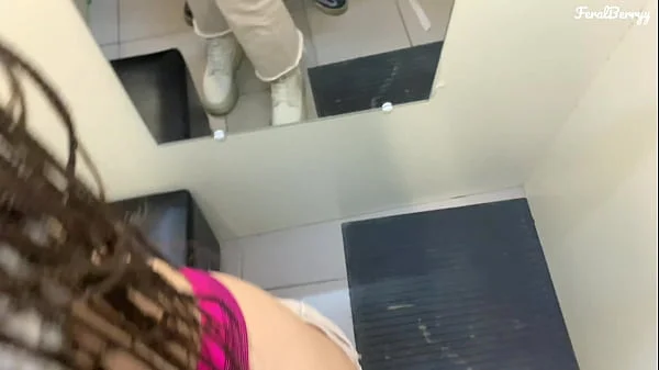 I fucked my friend in a narrow anal in the fitting room of the store, while her step mother was choosing things for herself. Extreme fucking. FeralBerryy