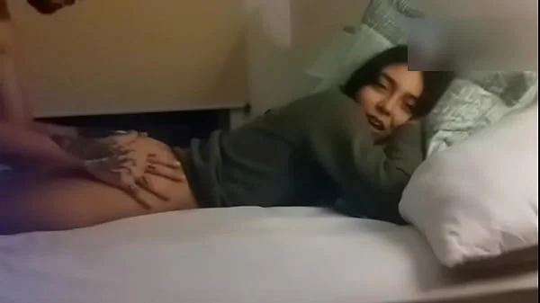 BLOWJOB UNDER THE SHEETS - TEEN ANAL DOGGYSTYLE SEX